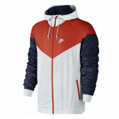 Nike Windrunner, White/Lt Crimson/Obsidian/Whit, L, Jackor