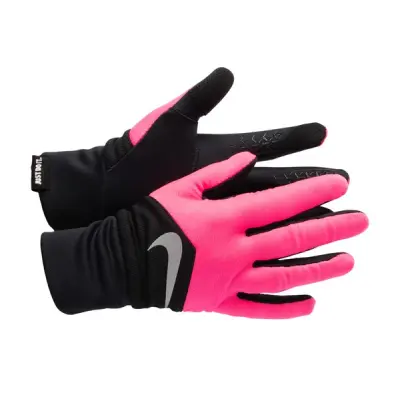 Nike Women's Dri-Fit Tempo Run, Hyper Pink/Black/Silver, S,  Träningstillbehör