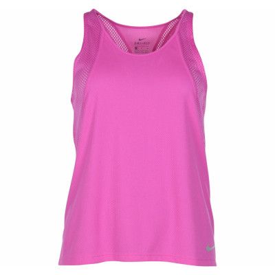 Nike Women's Running Tank, Active Fuchsia/Reflective Silv, Xxl,  Nike