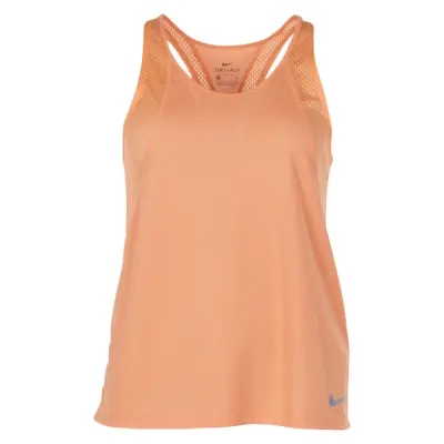 Nike Women's Running Tank, Fuel Orange/Fuel Orange/Reflec, M,  Löparkläder