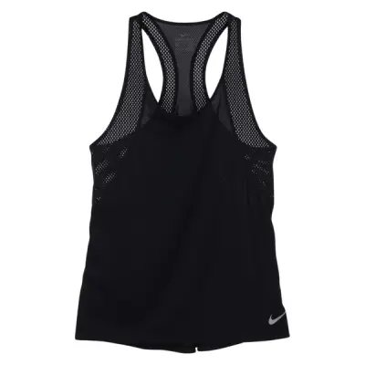 Nike Women's Running Tank, Black/Black, L,  Nike