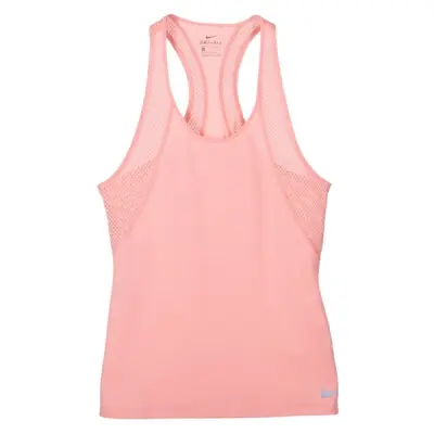 Nike Women's Running Tank, Pink Quartz/Pink Quartz/Reflec, L,  Löparkläder