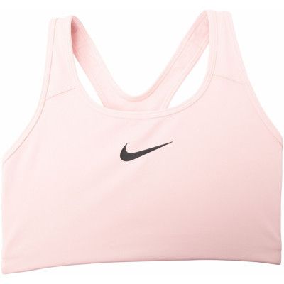Nike  Women's Swoosh Medium Su, Echo Pink/Black, Xs,  Sport-Bh