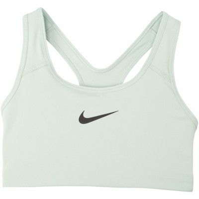 Nike  Women's Swoosh Medium Su, Pistachio Frost/Black, Xs,  Sport-Bh