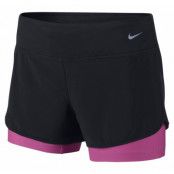 Perforated Rival 2in1 Short, Black/Black/Hot Pink/Reflectiv, S,  Nike