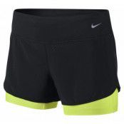 Perforated Rival 2in1 Short, Black/Black/Volt/Reflective Si, L,  Nike