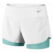 Perforated Rival 2in1 Short, White/White/Light Aqua/Reflect, M,  Nike