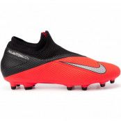 Phantom Vsn 2 Academy Df Fg/Mg, Laser Crimson/Metallic Silver-, 4, Nike