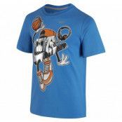 Pre Af1 Float Tee Yth, Lt Photo Blue/Dk Grey Heather, Xs,  Nike