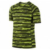 Printed Miler Ss, Volt/Reflective Silv, M, Nike
