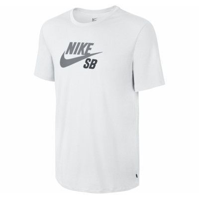 Sb Df Icon Logo Tee, White/White/Cool Grey, Xxl,  Nike