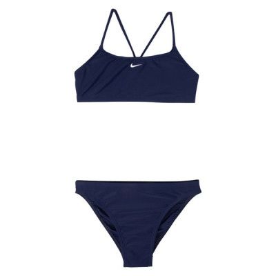 Sport Top 2p Nylon Core Solids, Midnight Navy, 46,  Bikinis