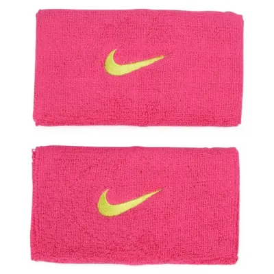 Nike Swoosh Doublewide Wristba, Fireberry/Volt, Onesize,  Nike