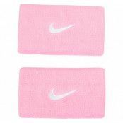 Nike Swoosh Doublewide Wristba, Pink/White, Onesize,  Benskydd Och Tillbehör