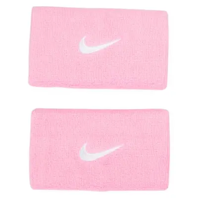 Nike Swoosh Doublewide Wristba, Pink/White, Onesize,  Benskydd Och Tillbehör