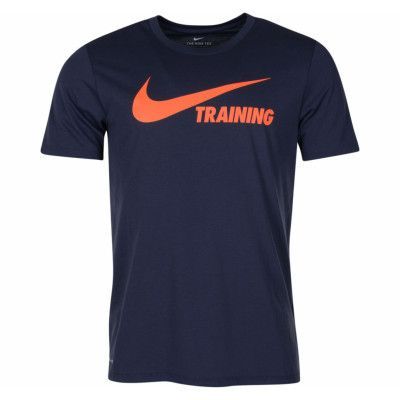 Training Swoosh Tee, Thunder Blue/Hyper Crimson, S,  Nike