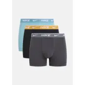 Trunk 3pk, Dm Trq/Blk - Stn Gold Wb/An Mo, Xl, Underkläder