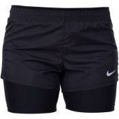 w nk 10k 2in1 short, black/black/wolf grey, xs,  nike