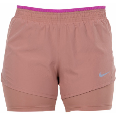 W Nk 10k 2in1 Short, Rose Gold/Active Fuchsia/Wolf, L,  Löparshorts