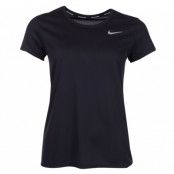 W Nk Brthe Rapid Top Ss, Black/Black, S,  Nike