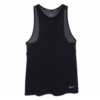 W Nk Dry Miler Tank Cl, Black/Black, L,  T-Shirts