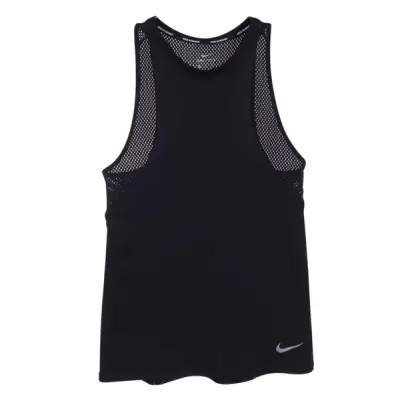 W Nk Dry Miler Tank Cl, Black/Black, L,  T-Shirts