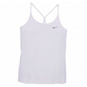 W Nk Dry Miler Tank, White/White, M,  Nike