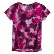 W Nk Dry Miler Top Crew Pr Su, True Berry, L,  Nike