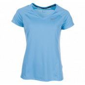 W Nk Dry Miler Top V-Neck, Vivid Sky/Vivid Sky, Xl,  T-Shirts