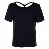 W Nk Dry Ss Top Elastika, Black/Black/White, L,  T-Shirts