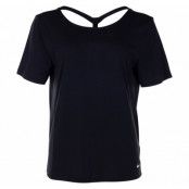 W Nk Dry Ss Top Elastika, Black/Black/White, S, T-Shirts