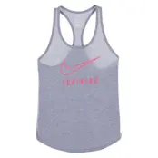 W Nk Dry Tank Db Training, Carbon Heather, M,  Nike