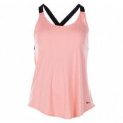 W Nk Dry Tank Elastika, Pink Quartz/Black/Black, L,  Linnen