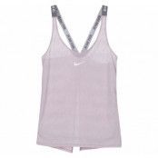 W Nk Dry Tank Elstika Nike Jaq, Particle Rose/Gunsmoke/White, L,  T-Shirts