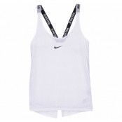 W Nk Dry Tank Elstika Nike Jaq, White/Pure Platinum/Black, Xl,  Löpar-T-Shirts