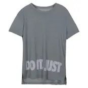 W Nk Dry Tee Hilo Jdi, Light Pumice/Clay Green/Htr, Xs,  Nike