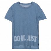 W Nk Dry Tee Hilo Jdi, Ocean Bliss/Noise Aqua/Htr, M,  Tränings-T-Shirts