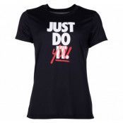 W Nk Dry Tee Leg Rebel Crew, Black/White, S,  Löpar-T-Shirts