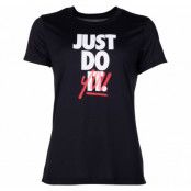 W Nk Dry Tee Leg Rebel Crew, Black/White, Xl, Nike