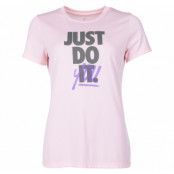 W Nk Dry Tee Leg Rebel Crew, Echo Pink/Juniper Fog, L,  Löpar-T-Shirts