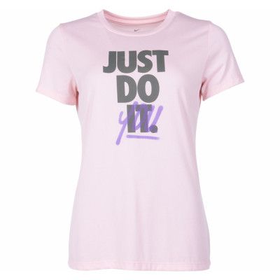 W Nk Dry Tee Leg Rebel Crew, Echo Pink/Juniper Fog, Xxl,  Nike