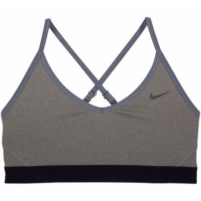 W Nk Favorites Bra, Carbon Heather/Cool Grey/Black, M,  T-Shirts