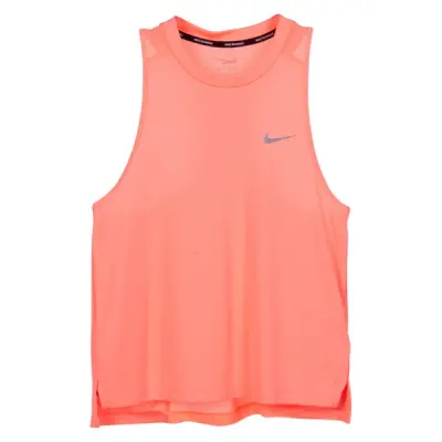 W Nk Miler Tank, Crimson Pulse, Xl,  Nike