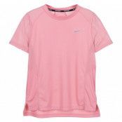 W Nk Miler Top Ss, Rust Pink, Xxl,  T-Shirts