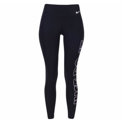 W Nk Pwr Tght Poly Jdi Grx, Black/White, Xl,  Byxor