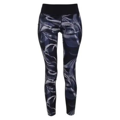 W Nk Pwr Tght Racer Pr, Gunsmoke/Black, S,  Byxor