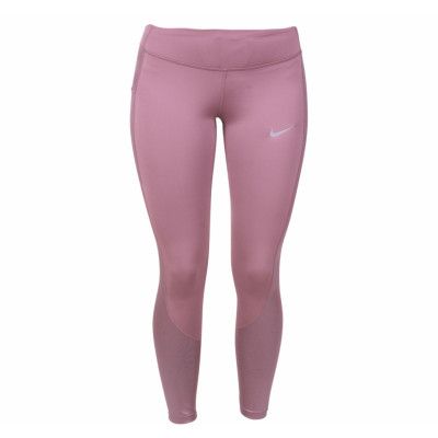 W Nk Racer Tght Lx, Smokey Mauve, S,  Byxor