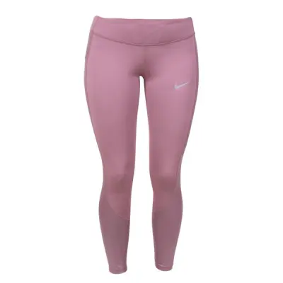 W Nk Racer Tght Lx, Smokey Mauve, S,  Byxor