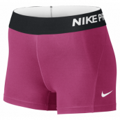 W Np Short 3in, Vivid Pink/White, Xs,  Nike