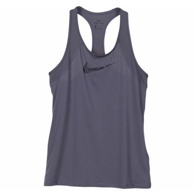 W Np Tank All Over Mesh, Dark Grey/Black, L,  T-Shirts